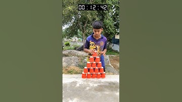 CUP PYRAMID PART - 76 #viral #trend #games #gameplay #funny #shorts