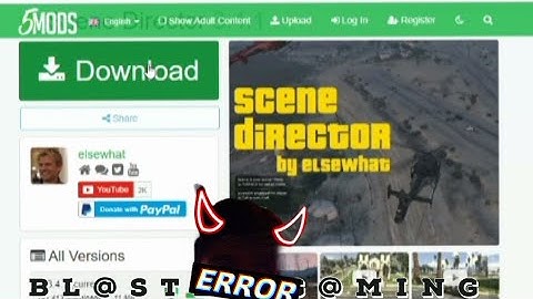 GTV 5 - Make Animations | how to download scene director mode in GTA v
