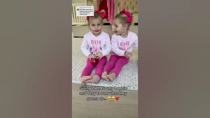 Twin sisters taking care of each other. Cutest vid...