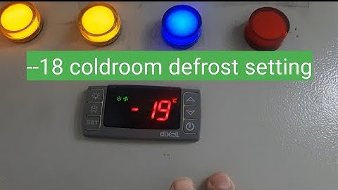 coldroom defrost setting | dixell defrost setting #zkmultitech