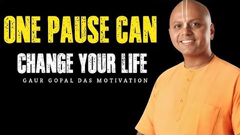 Stop Reacting,Start Reflecting Powerful Life-Changing Motivational Speech Inspired by Gaur Gopal Das
