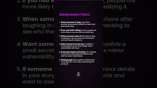 Manipulation Tricks 😱🤔... #shorts #motivation #manipulation #facts #psychologyfacts #tricks