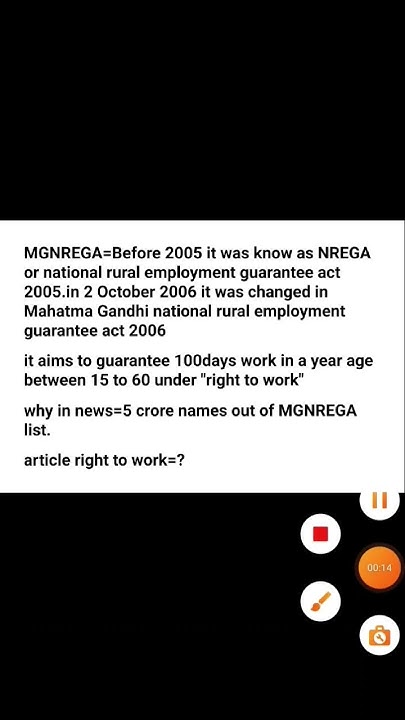 What Is MGNREGA Short Notes YouTube mahatma-gandhi-national-rural-employment-guarantee-act-2005-lecture