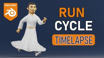RUN Cycle - Timelapse | Creation Process in Blender
