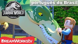 Hora de Dormir T-Rex | LEGO JURASSIC WORLD: A LENDA DA ILHA NUBLAR