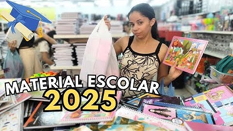 COMPRANDO O MATERIAL ESCOLAR DA MINHA FILHA 2025 | Como estão os PREÇOS nesse ano ? | Mostramos TUDO