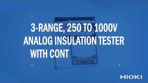 Hioki 3490 Analog MΩ HiTester