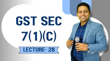 GST Sec 7(1)(C) : Understanding Supply Without Consideration |  CA Ram Patil