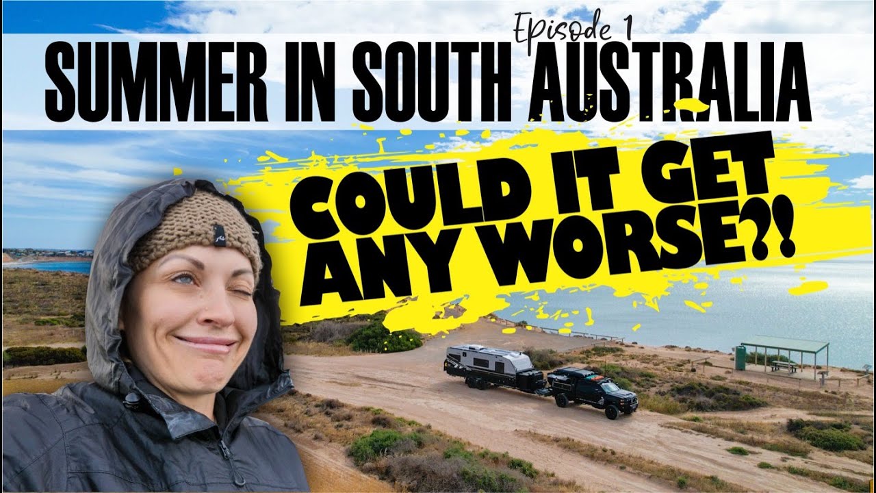 OFF GRID CAMPING IN SHOCKING WEATHER | YORKE PENINSULA | PT TURTON | SUMMER IN SOUTH AUSTRALIA PT. 1