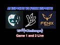 Ai Esports VS Fenix Esports 15သိန်း Challenge ပွဲ