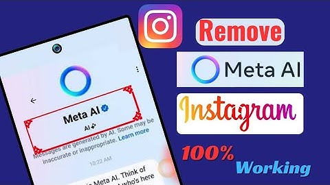 How to remove Meta AI from Instagram very easily new rules 2024