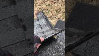 What happens when shingles are nailed incorrectly