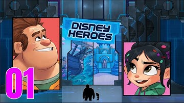 DISNEY HEROES: BATTLE MODE Gameplay Walkthrough Part 1 (Ios, Android)