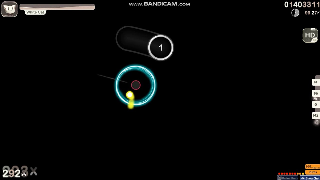 osu! |  Bull's Eye 6.4* Star 303pp [Scarlet] (Map By Mir)