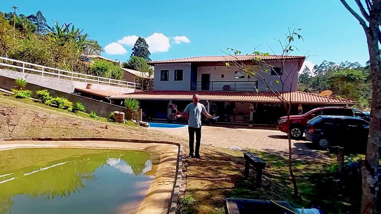 EXCELENTE CHÁCARA PARA SEU DESCANSO 4.700 m² internet, linda casa, frutíferas + piscina LAGOINHA/SP