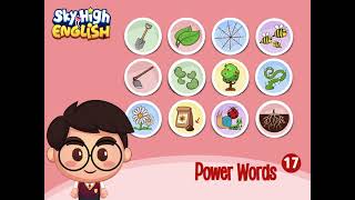 SKY HIGH ENGLISH  POWER WORDS 17