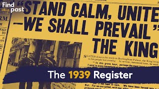 The Eve of War - The 1939 Register | Findmypast