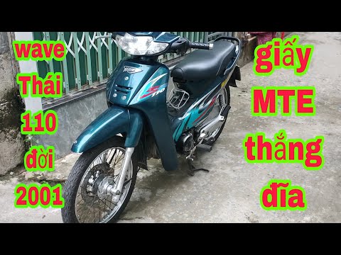 Video Wave Thái 110 Đời 2001 Máy Móc Nguyên Zin/Cuộc Sống... - youtube