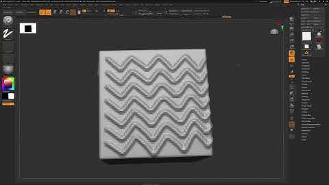 ZBrush Multiple Stroke Pattern method