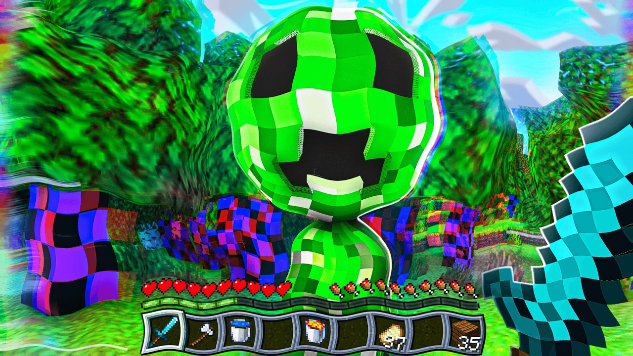 Minecraft, aber mit SCHLIMMEN SHADERN...