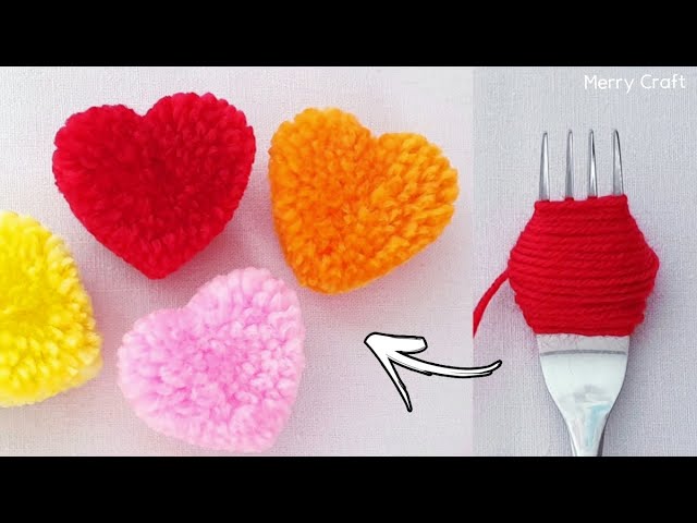 DIY Heart Pom Pom Tutorial — Country Peony