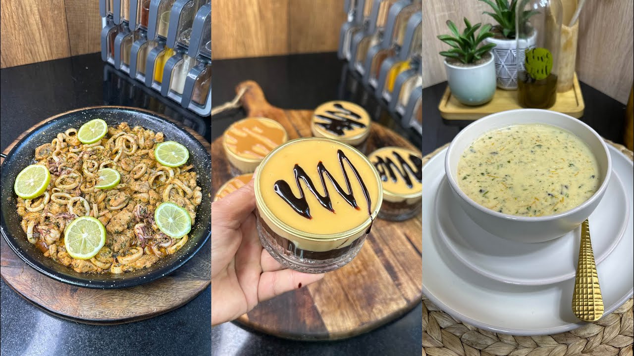 🔴 3وصفات وحدة تنسيك في الاخرى  خطيرة😋شوربة  رهيبة لتحلية خطيرة لسحور رمضان❓❓ مقيلة السمك😋👌