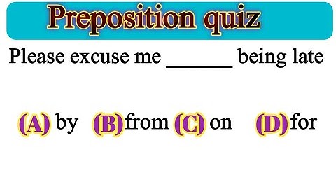 prepositions quiz : 95% fails this quiz |  Preposition in English grammar | English grammar quiz