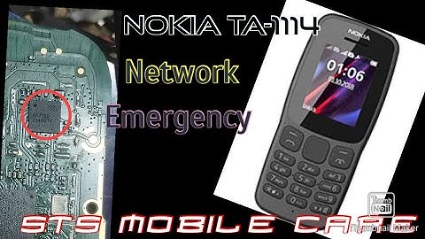 NOKIA ta-1114 || Network Emergency Problem Solved
