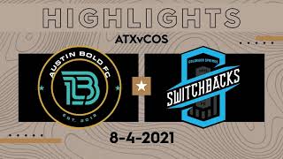 8/4/21 Switchbacks FC @ Bold FC Highlights