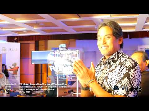 VR Lab Bhd at TN50 Workplace of the Future by YB Khairy Jamaluddin in Tilt Brush VR! - video from VR Lab