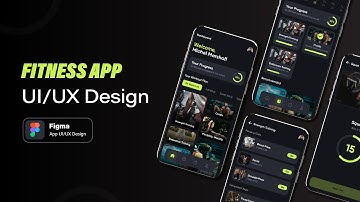 Figma UI Design Tutorial | Fitness Tracking App Figma Tutorial for Beginners
