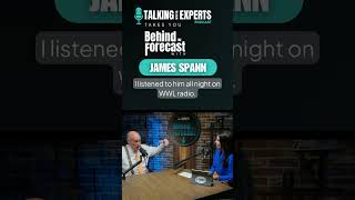 What inspired James Spann's love of #weather & #meteorology? Who were his #meteorologist mentors?