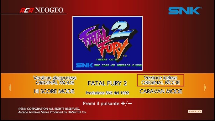 ACA NEOGEO FATAL FURY 3