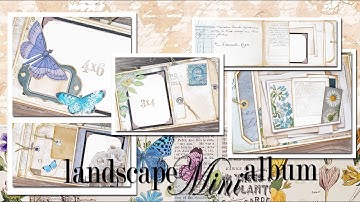 Couple of Flip Pocket Pages, Inserts, & Embellishments "Talk Through"