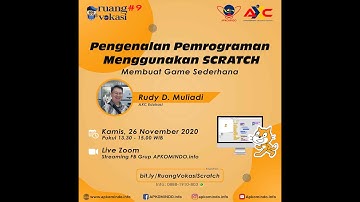 Ruang Vokasi 9   Pengenalan Pemrograman Menggunakan Scratch