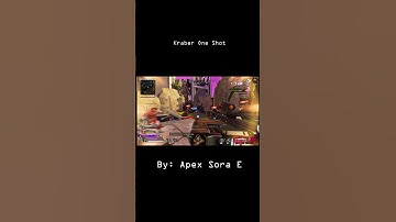 Kraber One Shot #apexlegends  #shorts  #ranked #apex