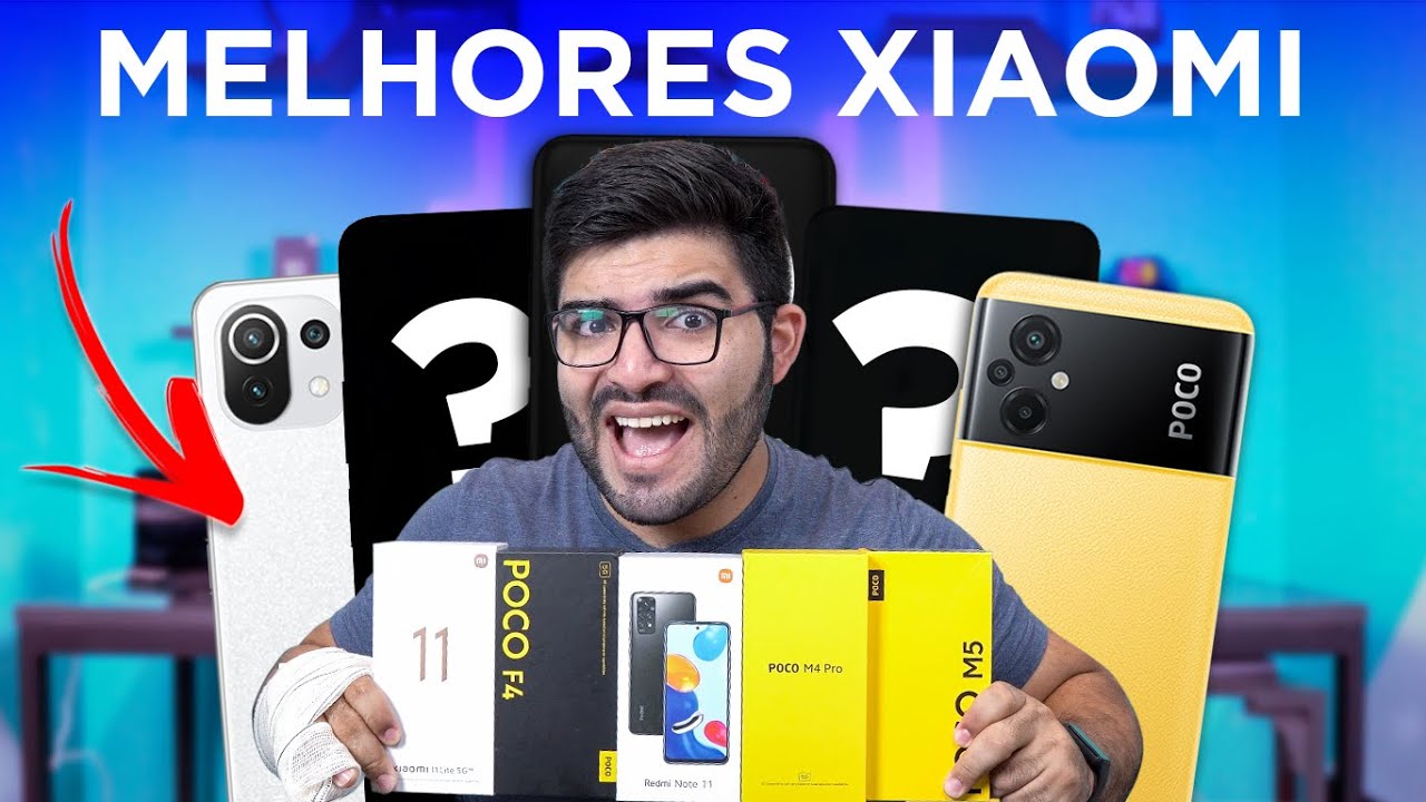 DEFINITIVO! Melhores Smartphones da XIAOMI para comprar HOJE e NÃO SE ARREPENDER! Outubro 2022