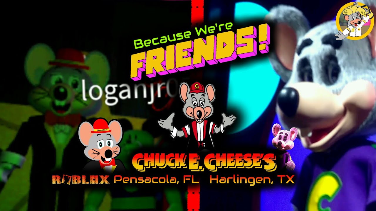 Chuck E Cheese S Harlingen Tx Roblox Pensacola Homestore Because We Re Friends Youtube - chuck e cheese but it s roblox youtube