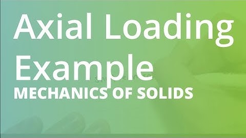 Axial Loading Example | Mechanics of Solids