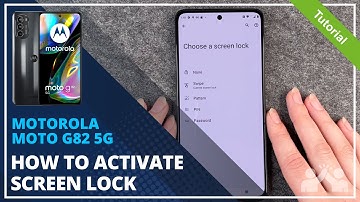 Motorola moto g82 5G - How to set up screen lock • 📱 • 🀡 • ☡ • Tutorial
