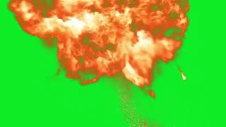 أنفجار للمونتاج مع كروما خضراء