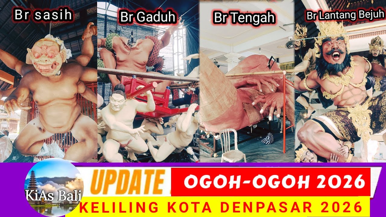 UPDATE TERKINI...‼️OGOH-OGOH  2026.‼️KELILING SESETAN DENPASAR 2026