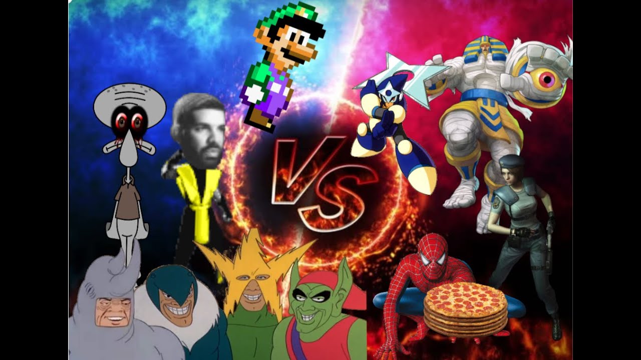 Mugen Request Team Drake vs Team Shadow Man