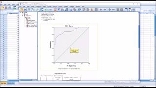 Receiver Operator Characteristic (ROC) Curve in SPSS