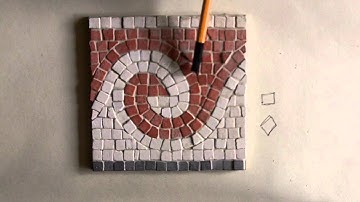 Wave border pattern - Roman mosaic kit