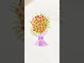 Draw a vibrant bouquet of flowers # #floraart relaxartonline #painting