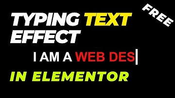 How to add typewriter effect in text in WordPress || Typing text effect in WordPress website