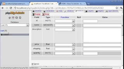 PHP Tutorials  Mini Shopping Cart Part 4 7