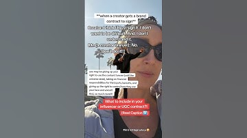 WHAT to INCLUDE in your UGC Contract - from a Business and Creator Lawyer