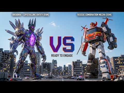 Rescue <strong>Guardian</strong> — <strong>The</strong> Obsidian Titan OBSIDIRA | Tokusatsu Mecha Combination Hero